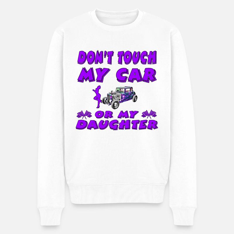 Voiture - Pull Premium bio Homme - blanc
