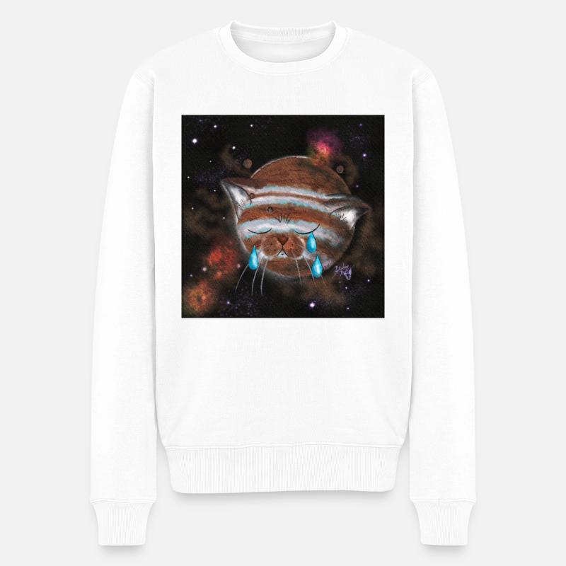 Jupiters Tears - Männer Premium Bio Pullover - Weiß