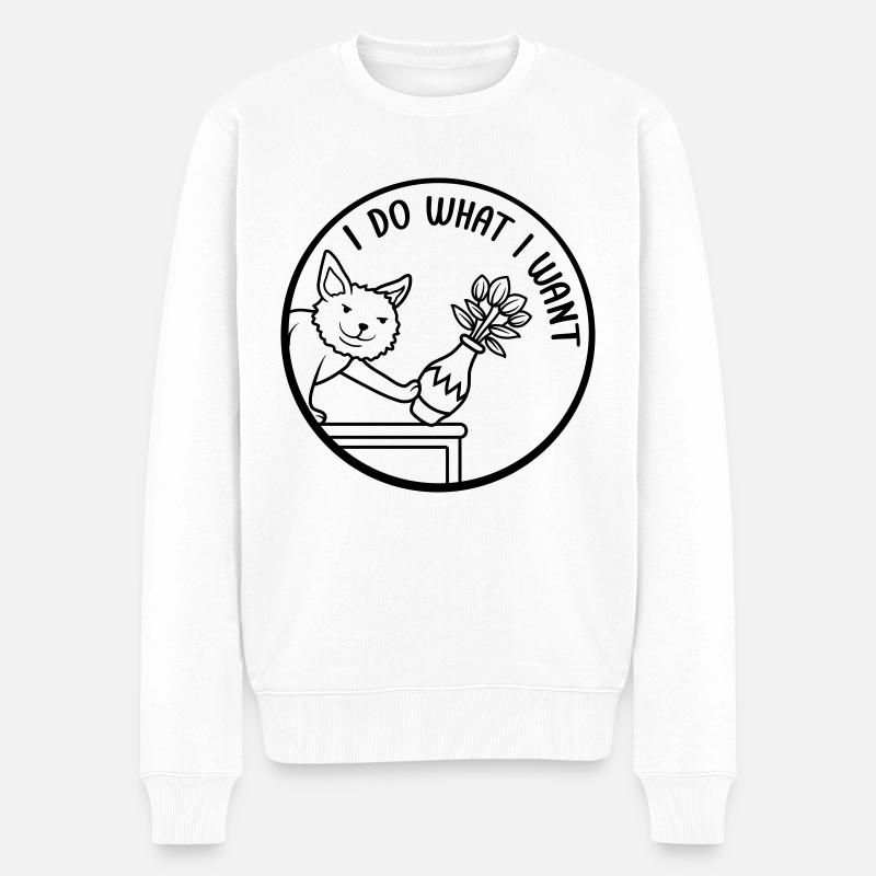 Faire ce que je veux - Pull Premium bio Homme - blanc