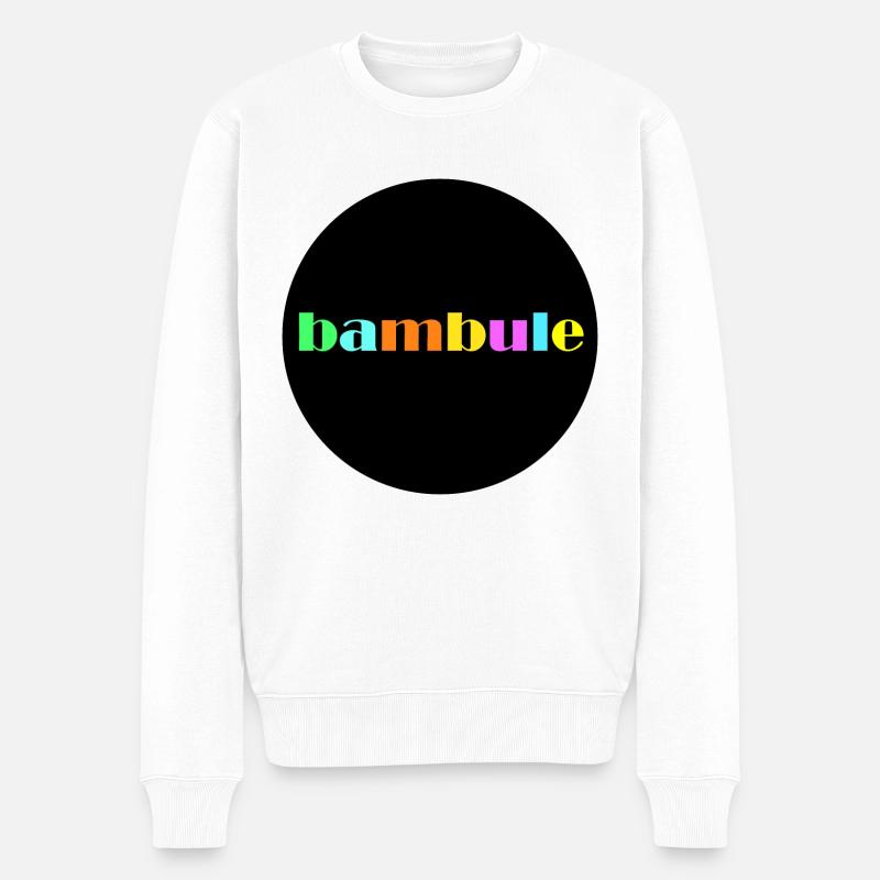 bambule - Männer Premium Bio Pullover - Weiß