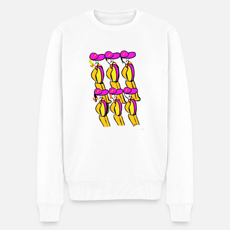 Gay Pride Day.deutsch - Männer Premium Bio Pullover - Weiß