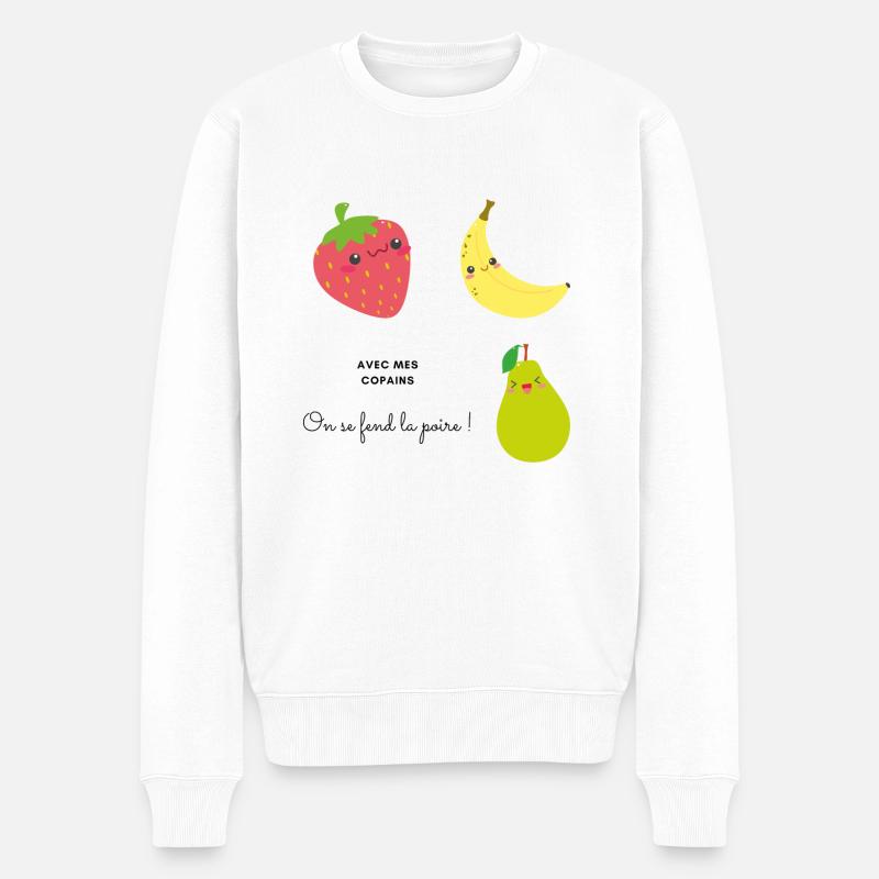 Fruits mignons - Pull Premium bio Homme - blanc