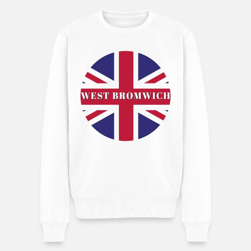 Bromwich Ouest - Pull Premium bio Homme - blanc