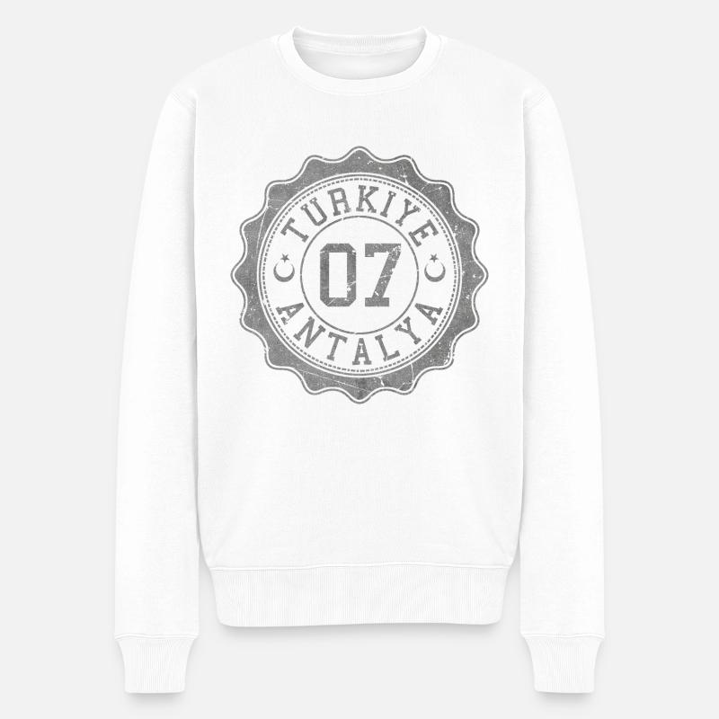 Antalya - Pull Premium bio Homme - blanc