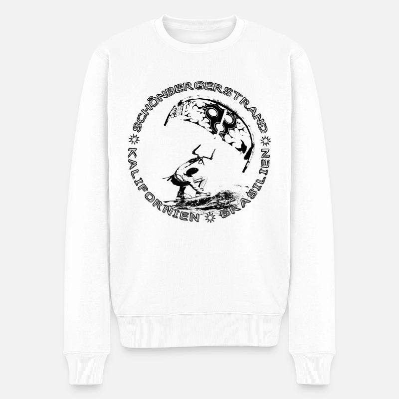 Kitesurfeurs - Pull Premium bio Homme - blanc