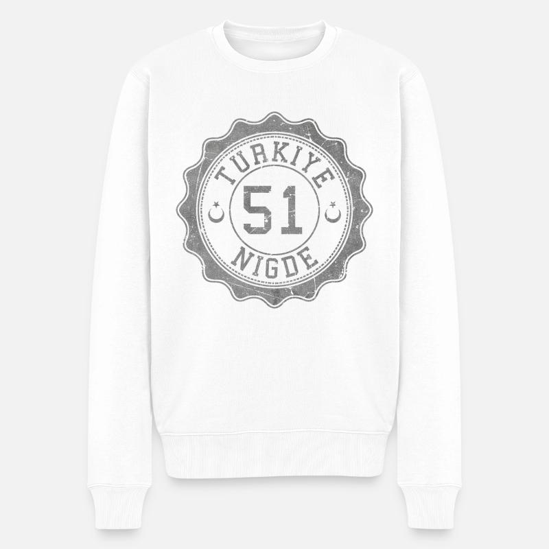 Niğde - Pull Premium bio Homme - blanc
