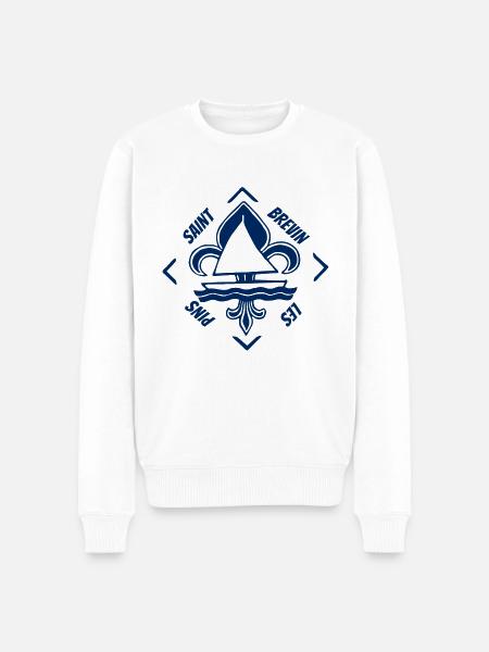 Saint Brevin les Pins Bretagne Vendée France - Men's Premium Organic Jumper - white