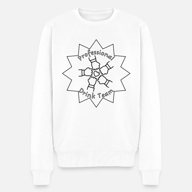 Équipe professionnelle de boissons - Pull Premium bio Homme - blanc