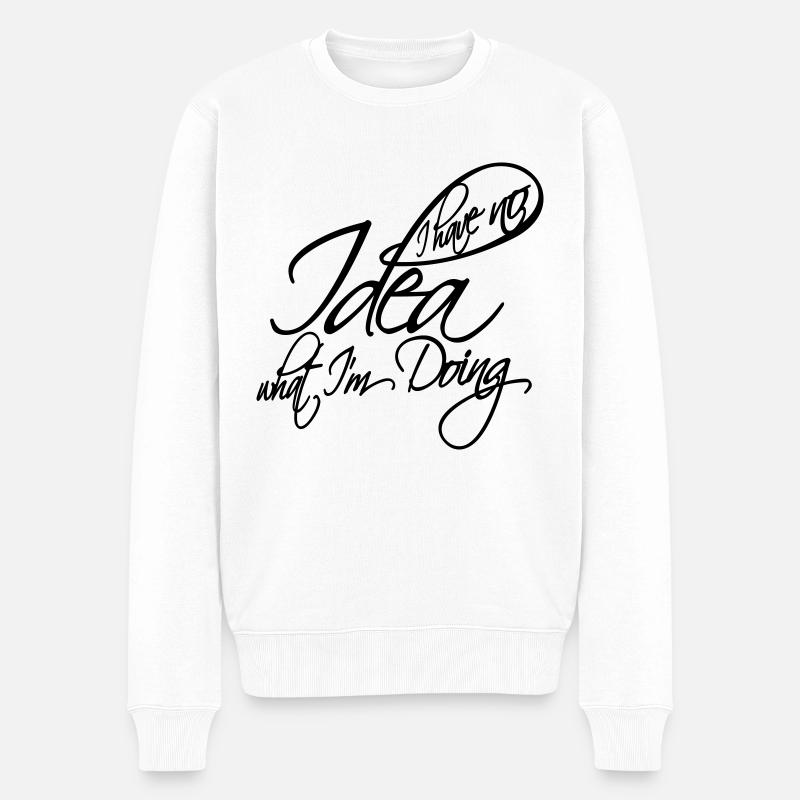 Aucune idée - Pull Premium bio Homme - blanc