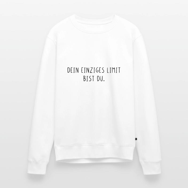 Dein einziges Limit bist du Männer Premium Bio Pullover