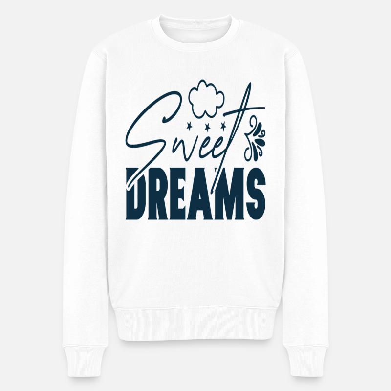 Faites de beaux rêves - Pull Premium bio Homme - blanc