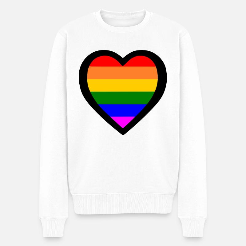 Lgbt - Pull Premium bio Homme - blanc
