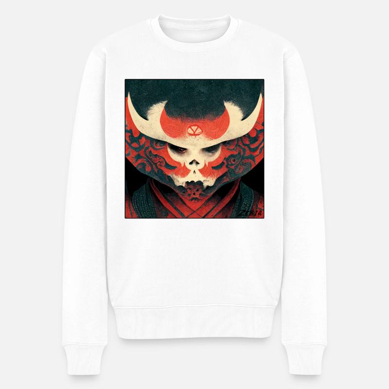 dynastie maudite red sky - Pull Premium bio Homme - blanc