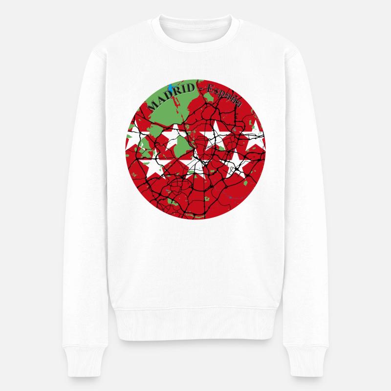 Madrid flagship - Pull Premium bio Homme - blanc