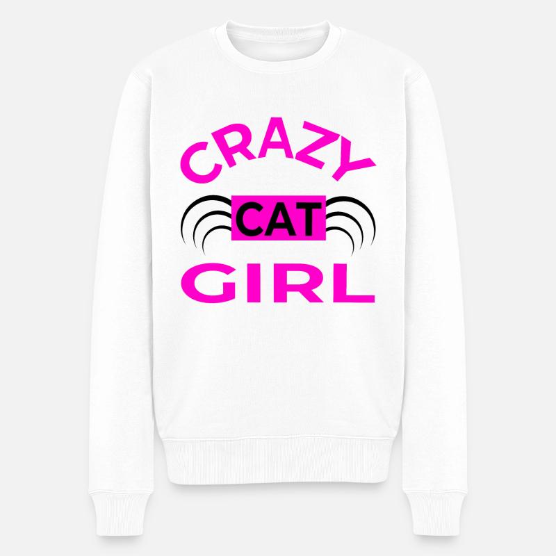 Chat - Pull Premium bio Homme - blanc