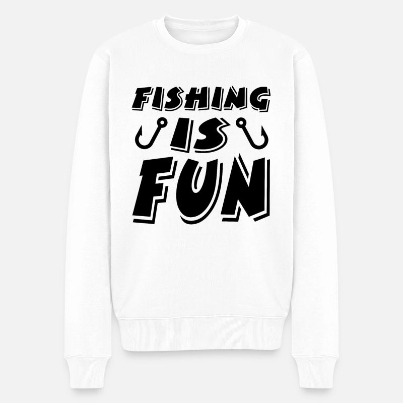 Pêche - Pull Premium bio Homme - blanc