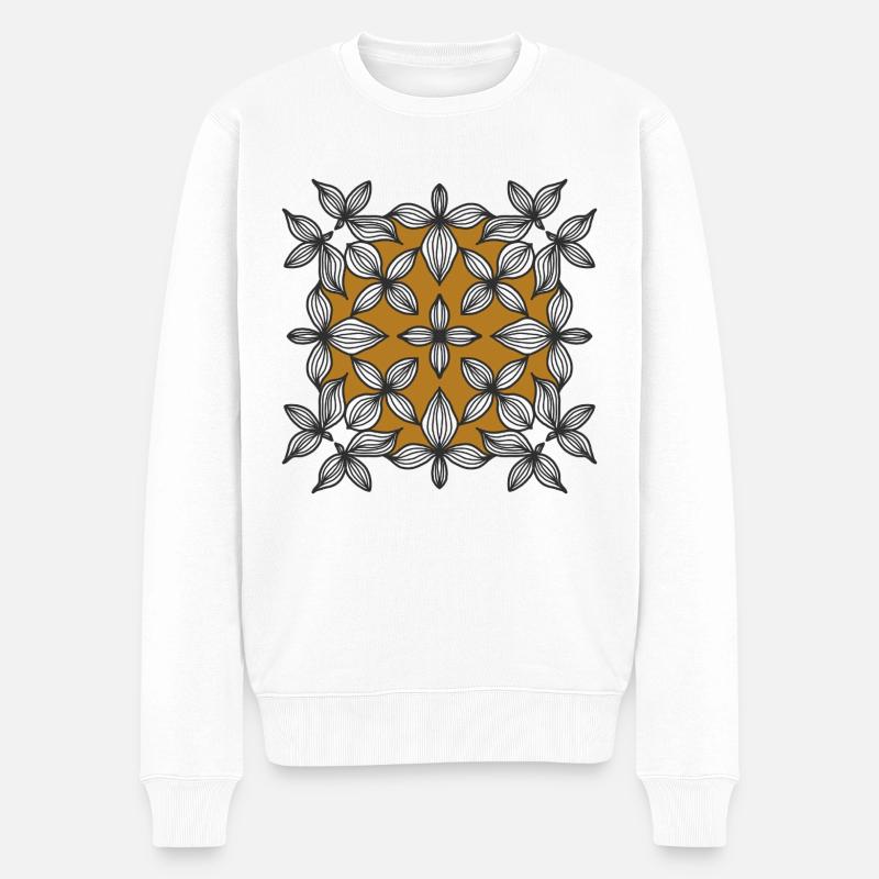 Mandala - Pull Premium bio Homme - blanc