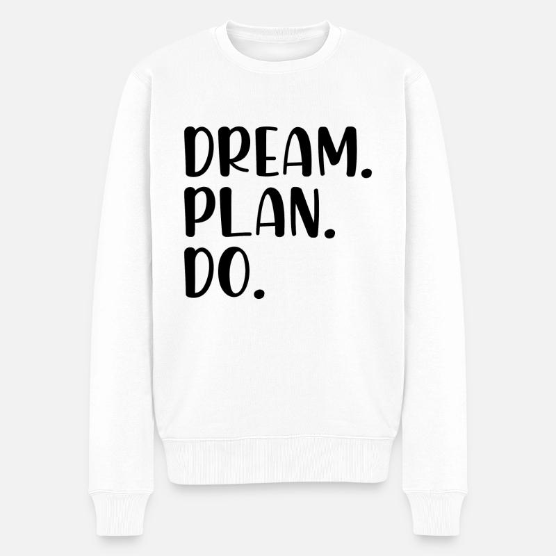 Plan de rêve Faire - Pull Premium bio Homme - blanc