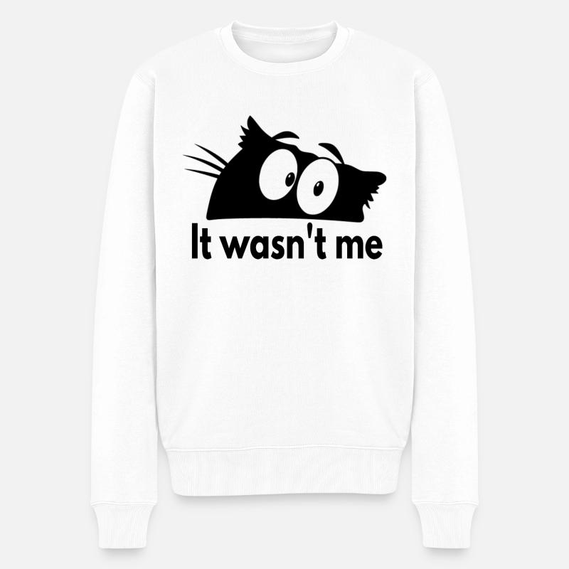 C’est pas moi - Pull Premium bio Homme - blanc