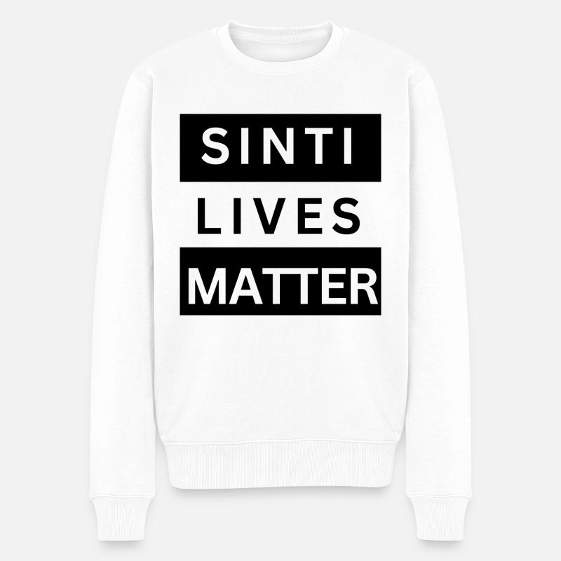 Sinti Lives Matter - Pull Premium bio Homme - blanc