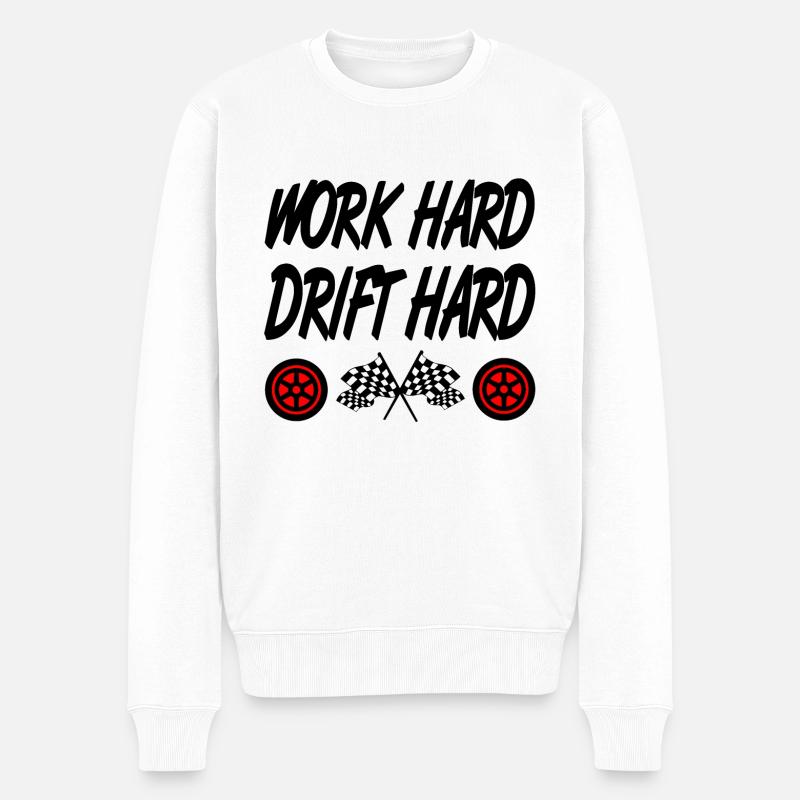 Voiture - Pull Premium bio Homme - blanc