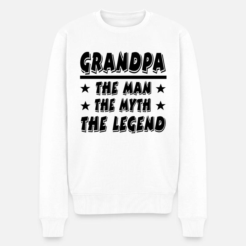 Grand-père - Pull Premium bio Homme - blanc