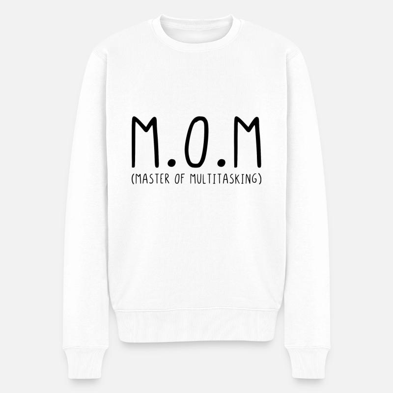 Maman maître du multitâche - Pull Premium bio Homme - blanc