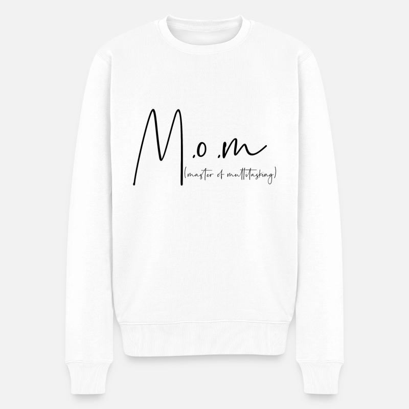 Maman maître du multitâche - Pull Premium bio Homme - blanc
