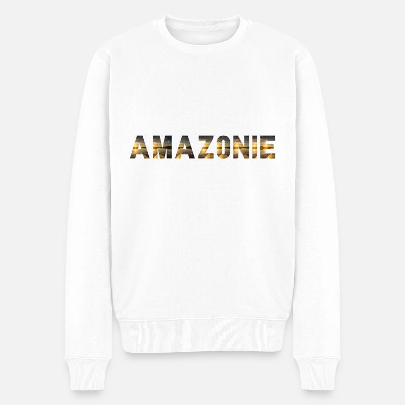 Amazonie - Pull Premium bio Homme - blanc