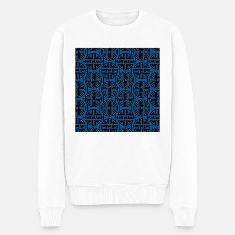 Modèle chinois - Pull Premium bio Homme - blanc