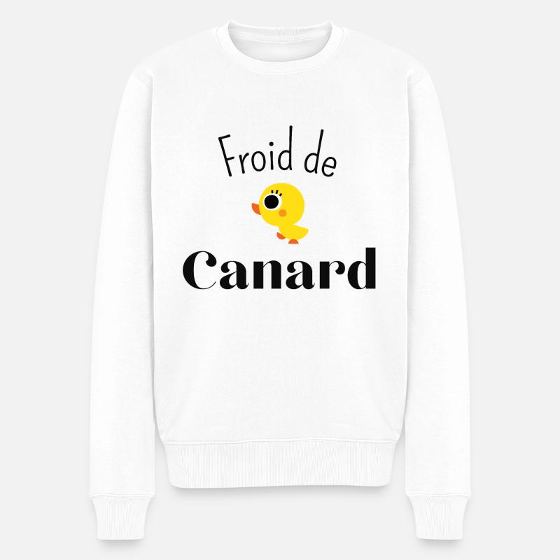 Froid de canard - Pull Premium bio Homme - blanc