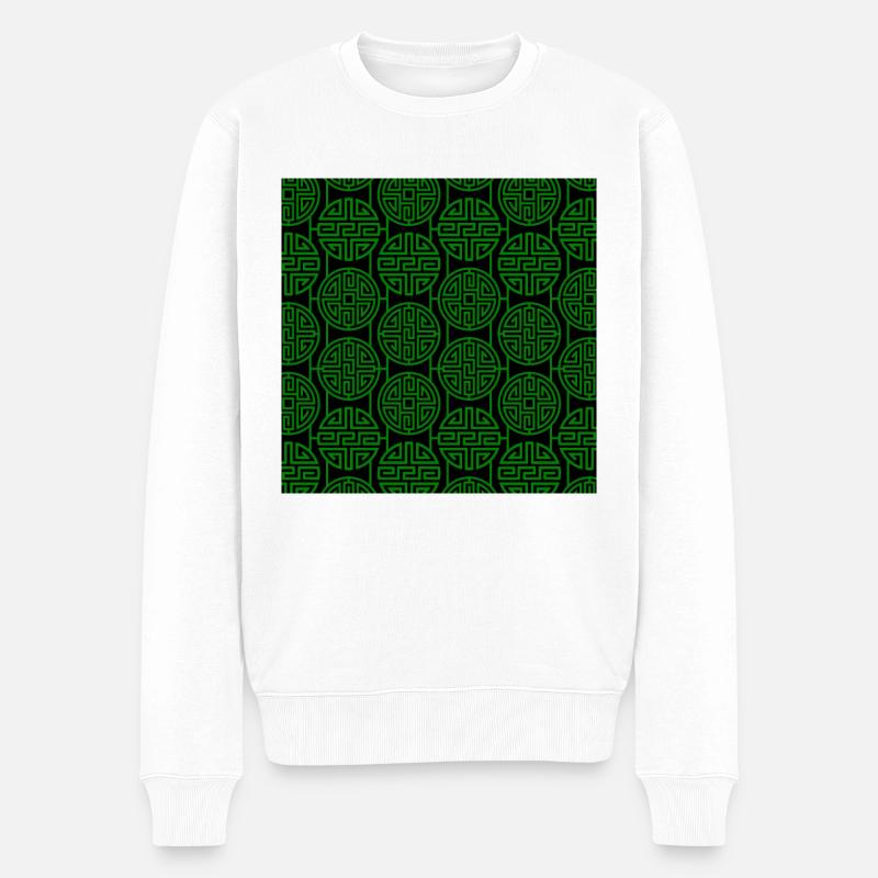 Modèle chinois - Pull Premium bio Homme - blanc