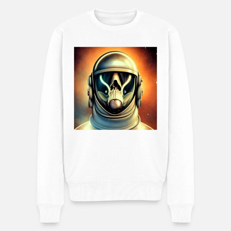 Héros de l’espace - Pull Premium bio Homme - blanc