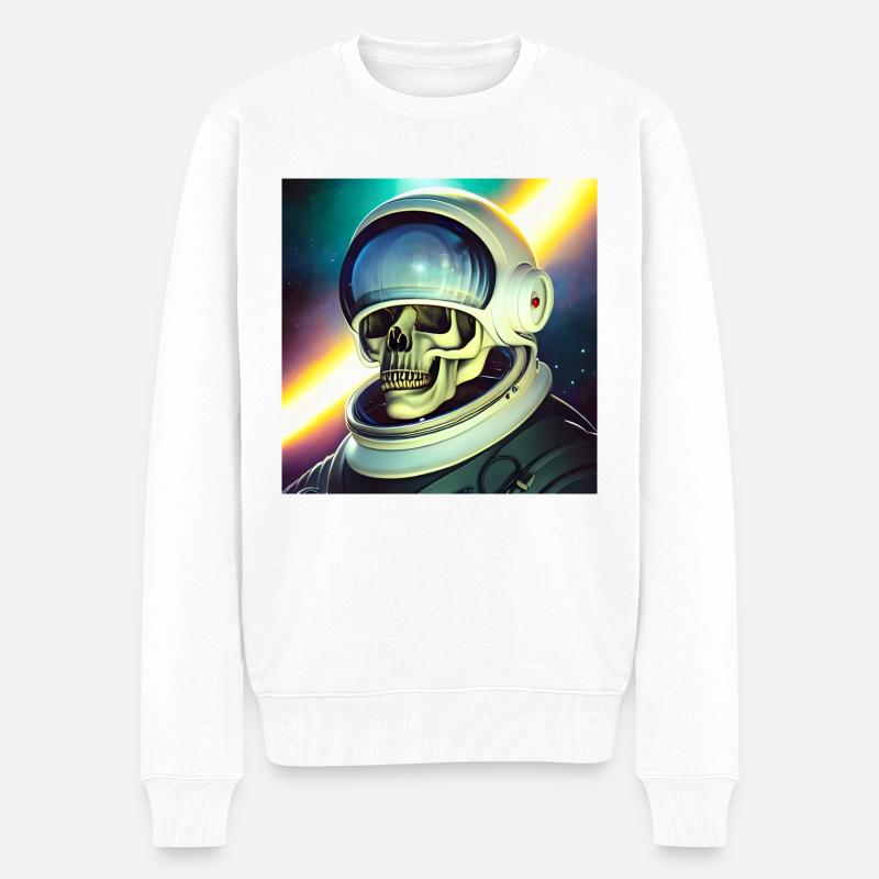 Héros de l’espace - Pull Premium bio Homme - blanc