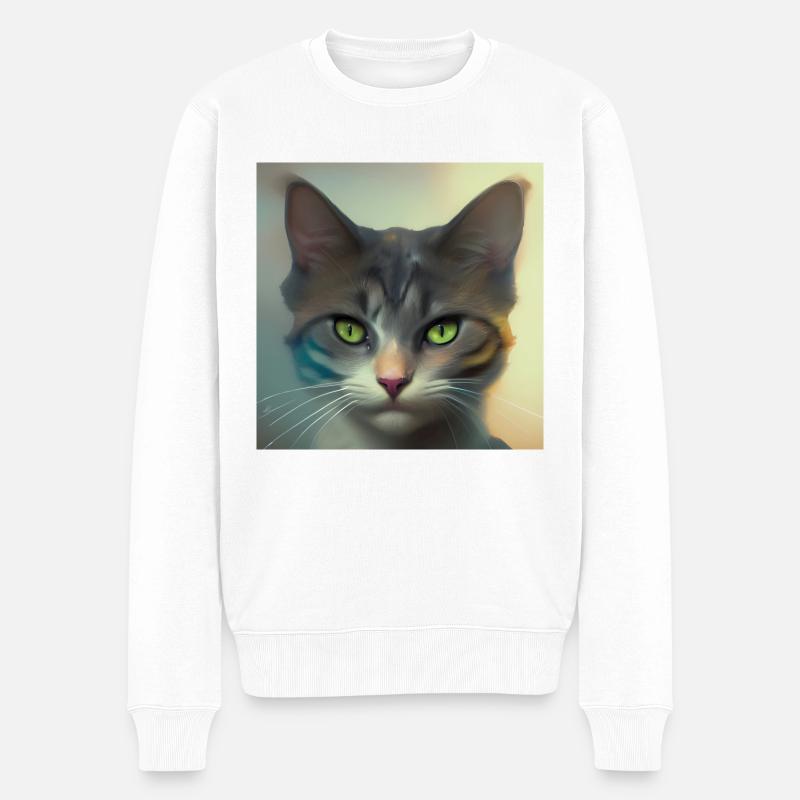 Amoureux des animaux - Pull Premium bio Homme - blanc