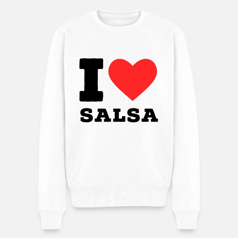 J’adore la salsa - Pull Premium bio Homme - blanc