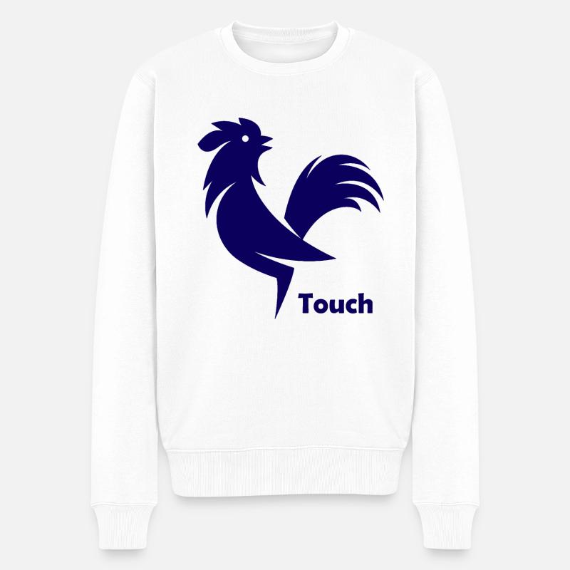 FrenchTouch - Pull Premium bio Homme - blanc