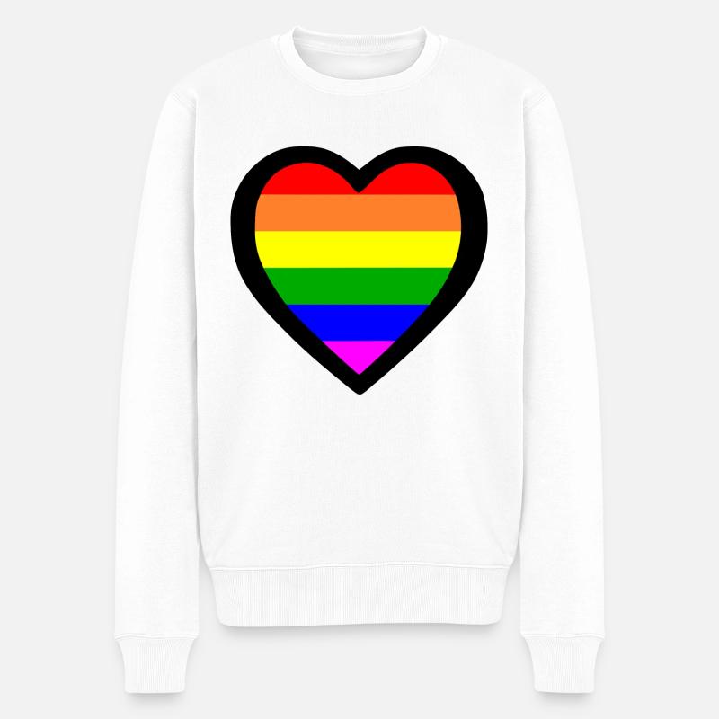 Lgbt - Pull Premium bio Homme - blanc