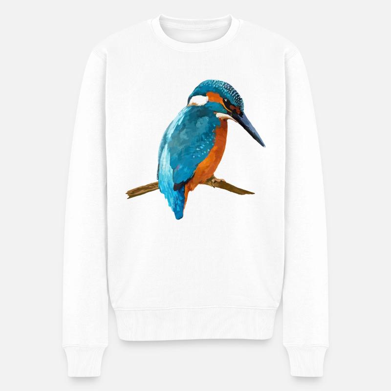 Oiseau - Pull Premium bio Homme - blanc