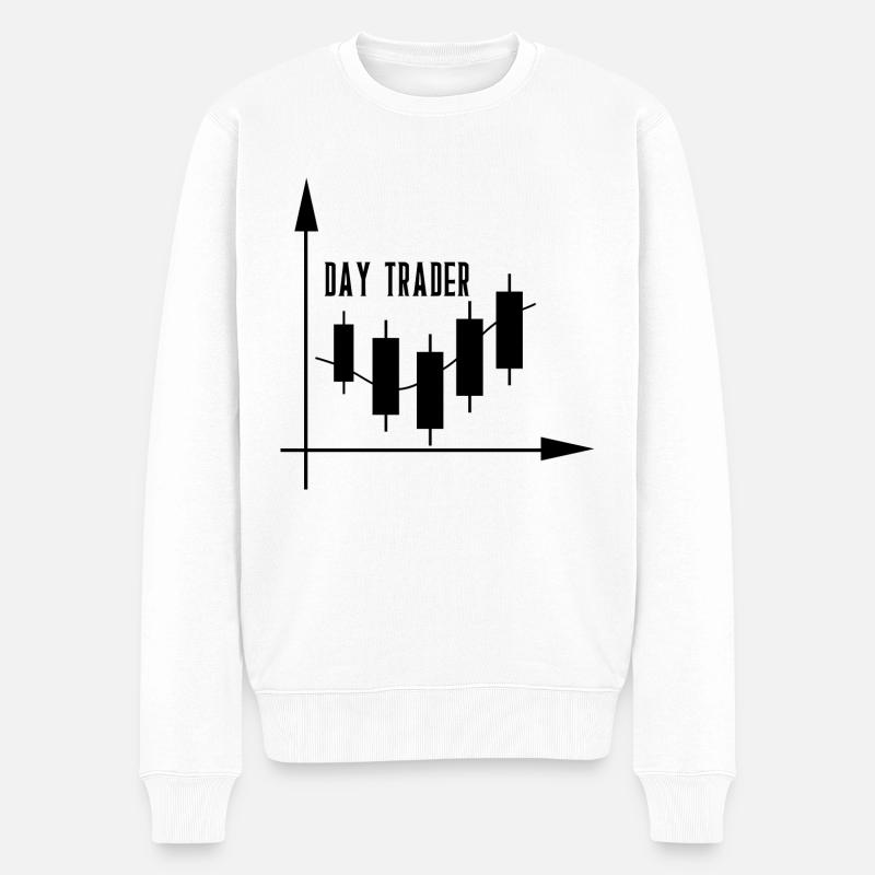 Bitcoin Trading Crypto Stocks - Pull Premium bio Homme - blanc