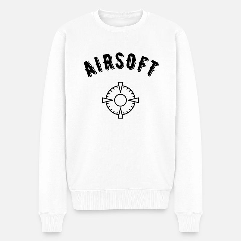 airsoft - Pull Premium bio Homme - blanc