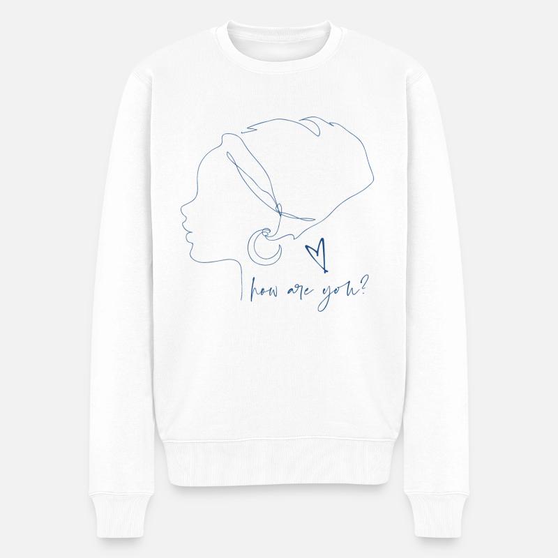 Femme design - Pull Premium bio Homme - blanc