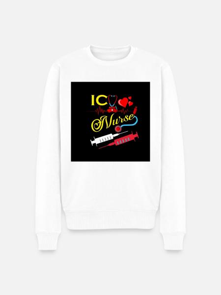 Conception de l’injection infirmière - Pull Premium bio Homme - blanc