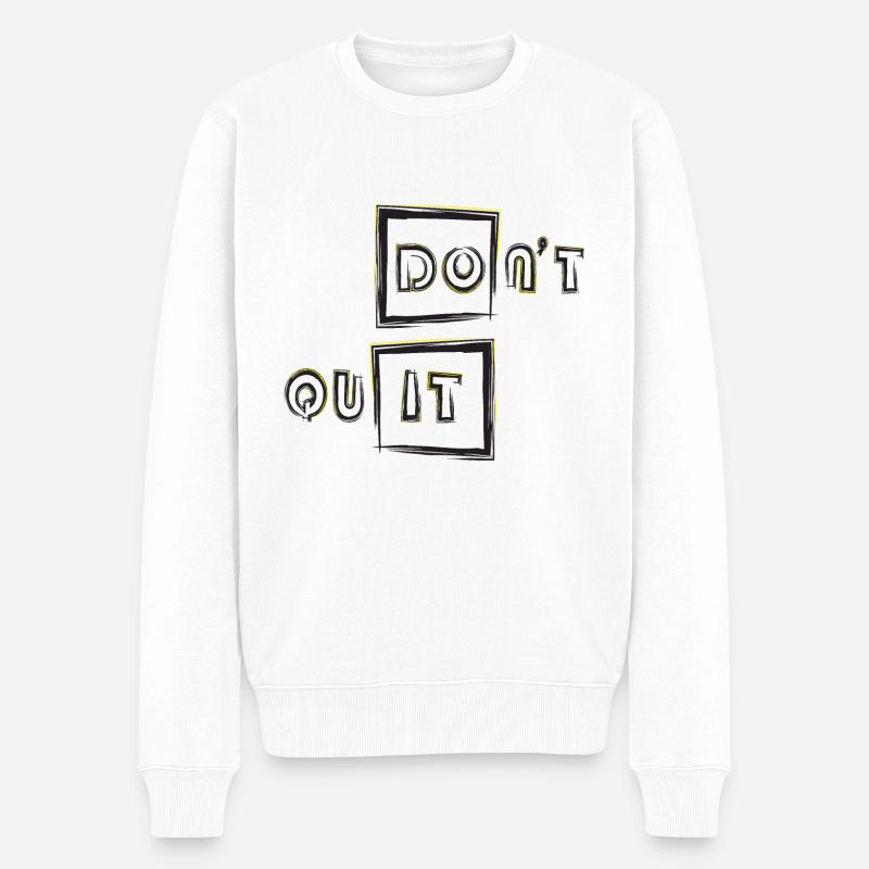 do it - Pull Premium bio Homme - blanc