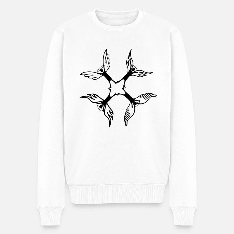 Anges - Pull Premium bio Homme - blanc