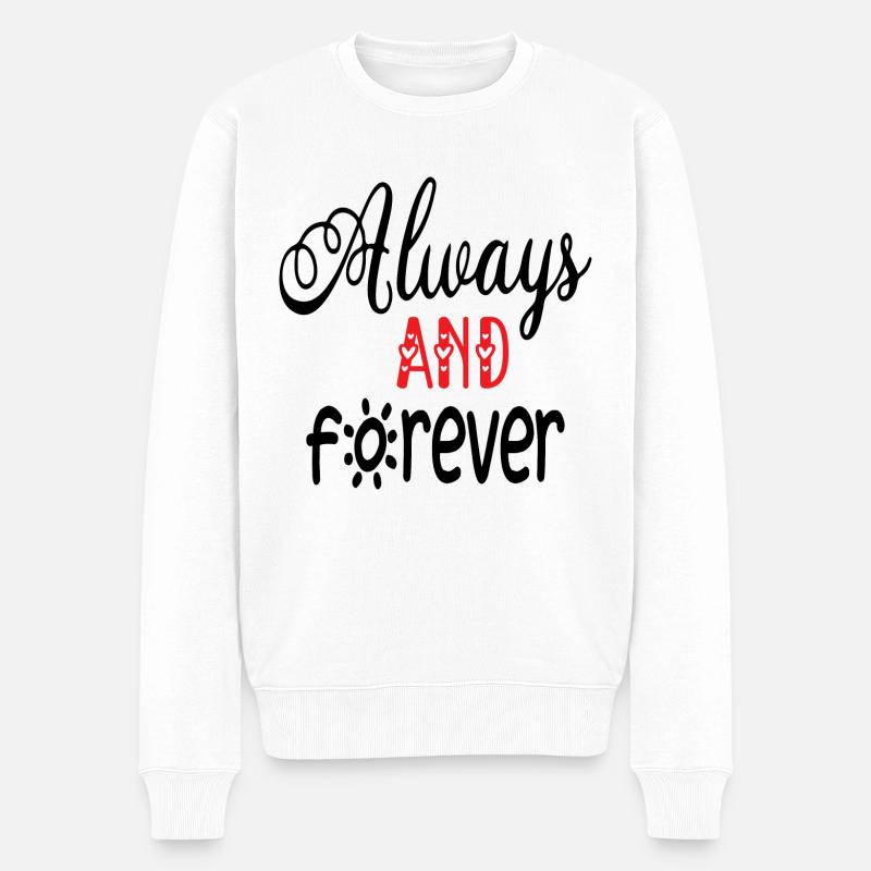 Toujours et pour toujours - Pull Premium bio Homme - blanc