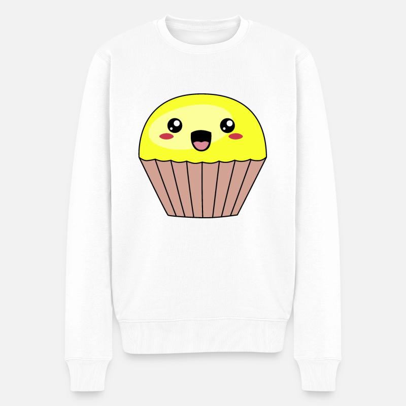 Muffins jaune doux - Pull Premium bio Homme - blanc