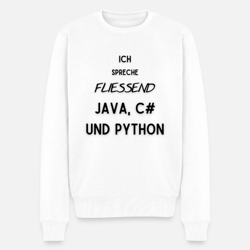 IT Netzwerk Administrator Programierer Lustig - Männer Premium Bio Pullover - Weiß