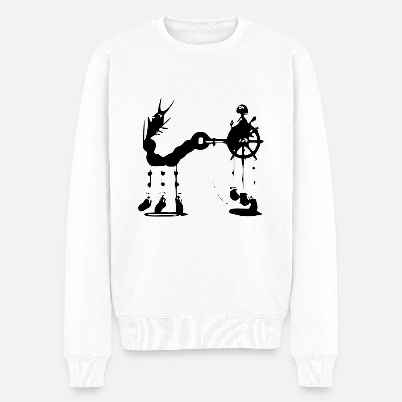 Le char irréel - Pull Premium bio Homme - blanc