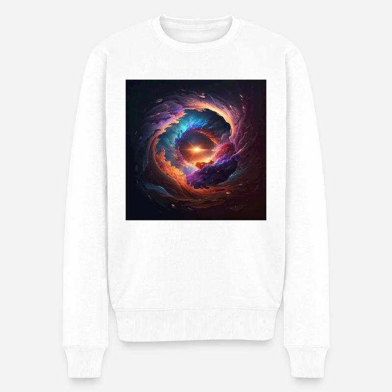 Stellar Flare Explosion - Pull Premium bio Homme - blanc